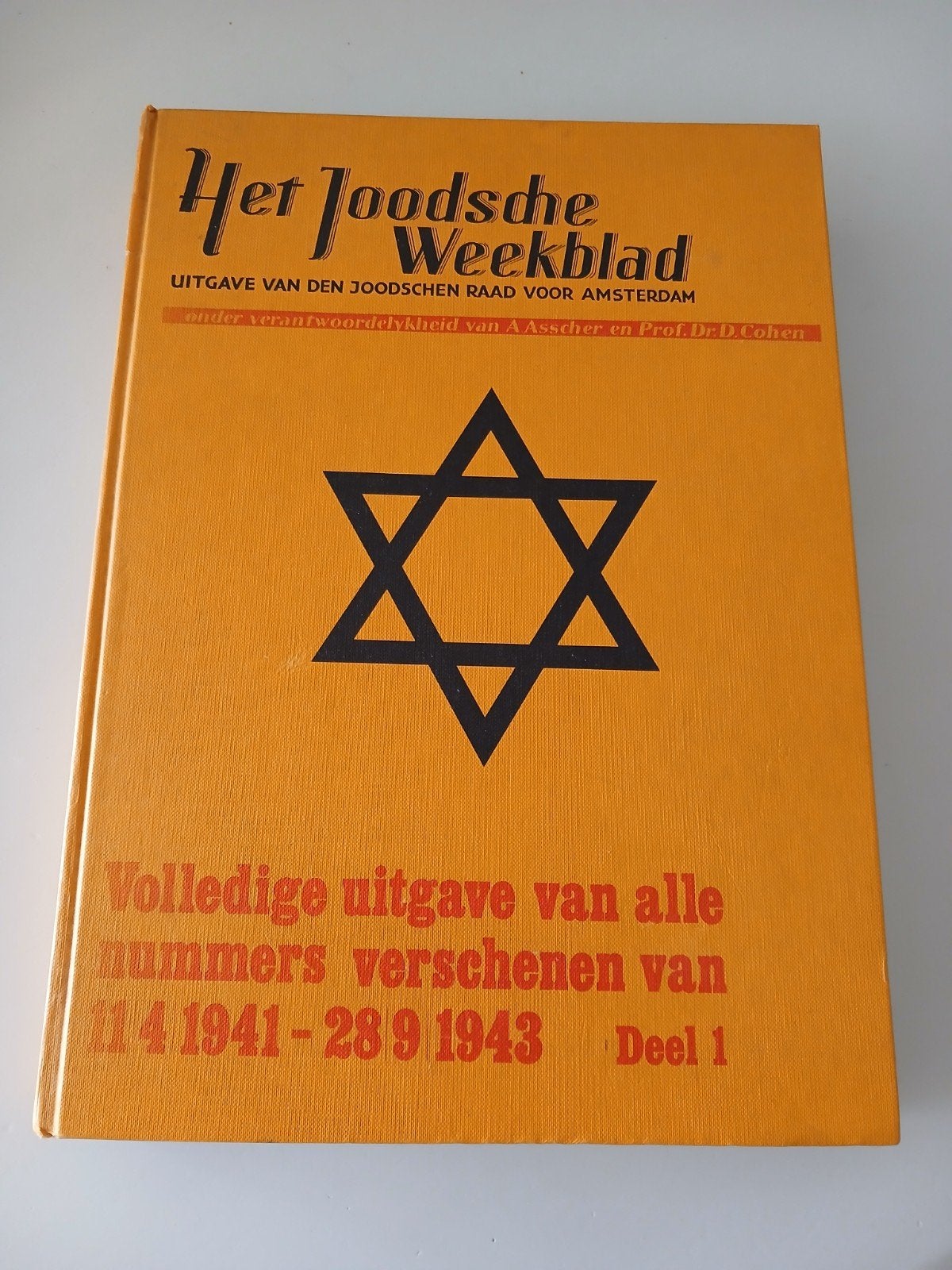 Het Joodse Weekblad, Ophalen of Verzenden, Zo goed als nieuw