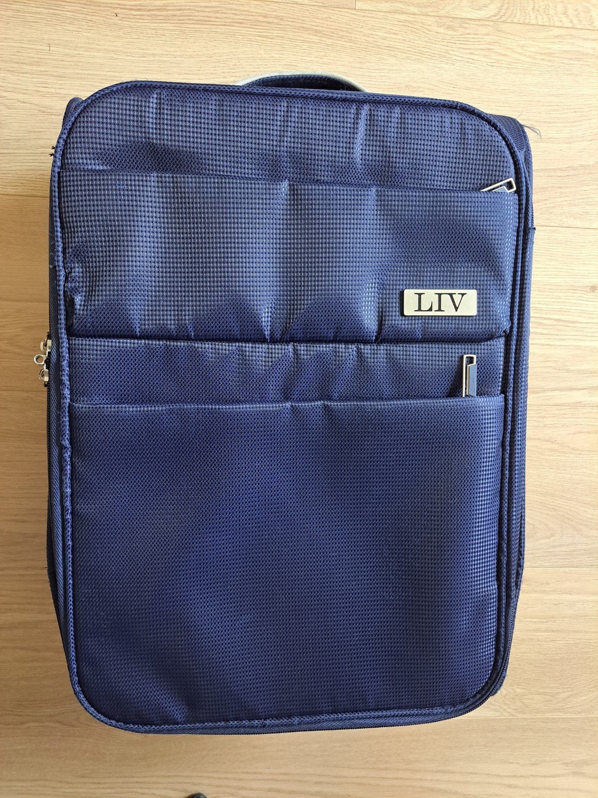 Handbagage koffer blauw liv, Sieraden, Tassen en Uiterlijk, Koffers, Ophalen, Gebruikt, Overige materialen, Wieltjes