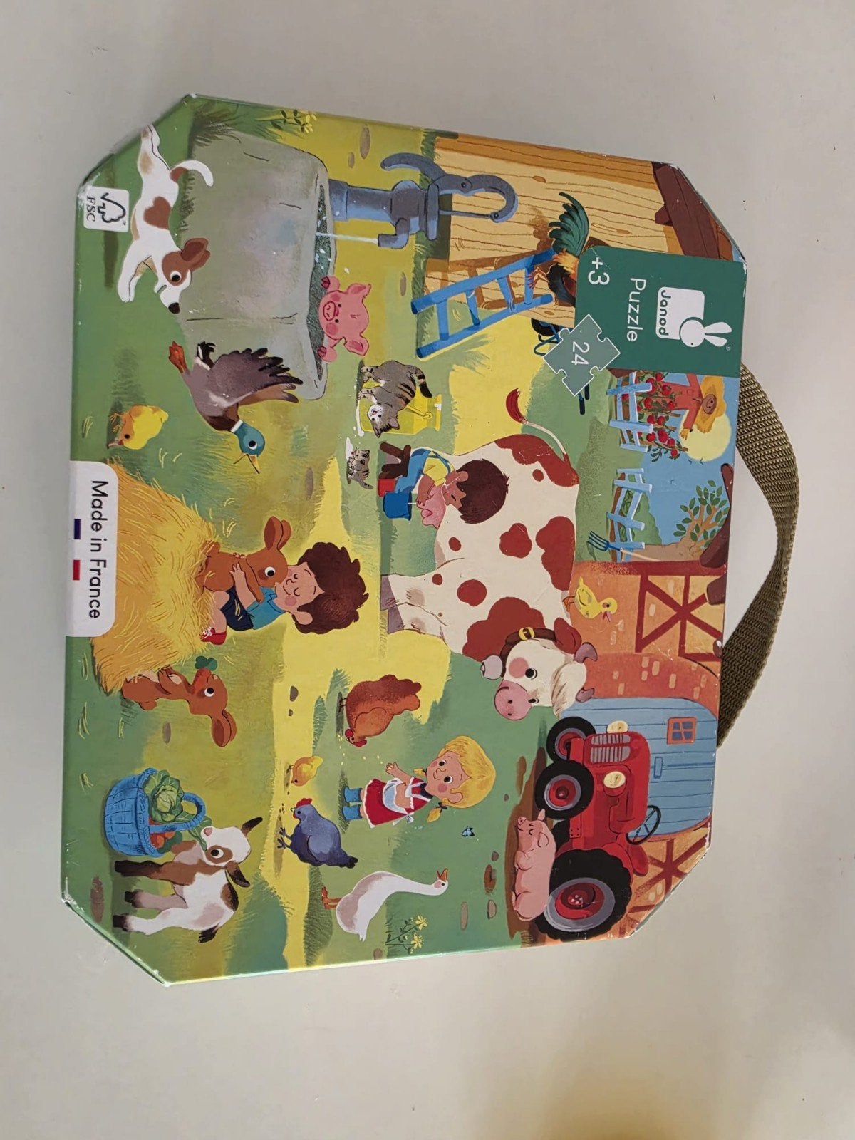 Janod Boerderij Puzzel 24 Stukjes (+3 jaar), Ophalen, 10 tot 50 stukjes, Zo goed als nieuw, 2 tot 4 jaar