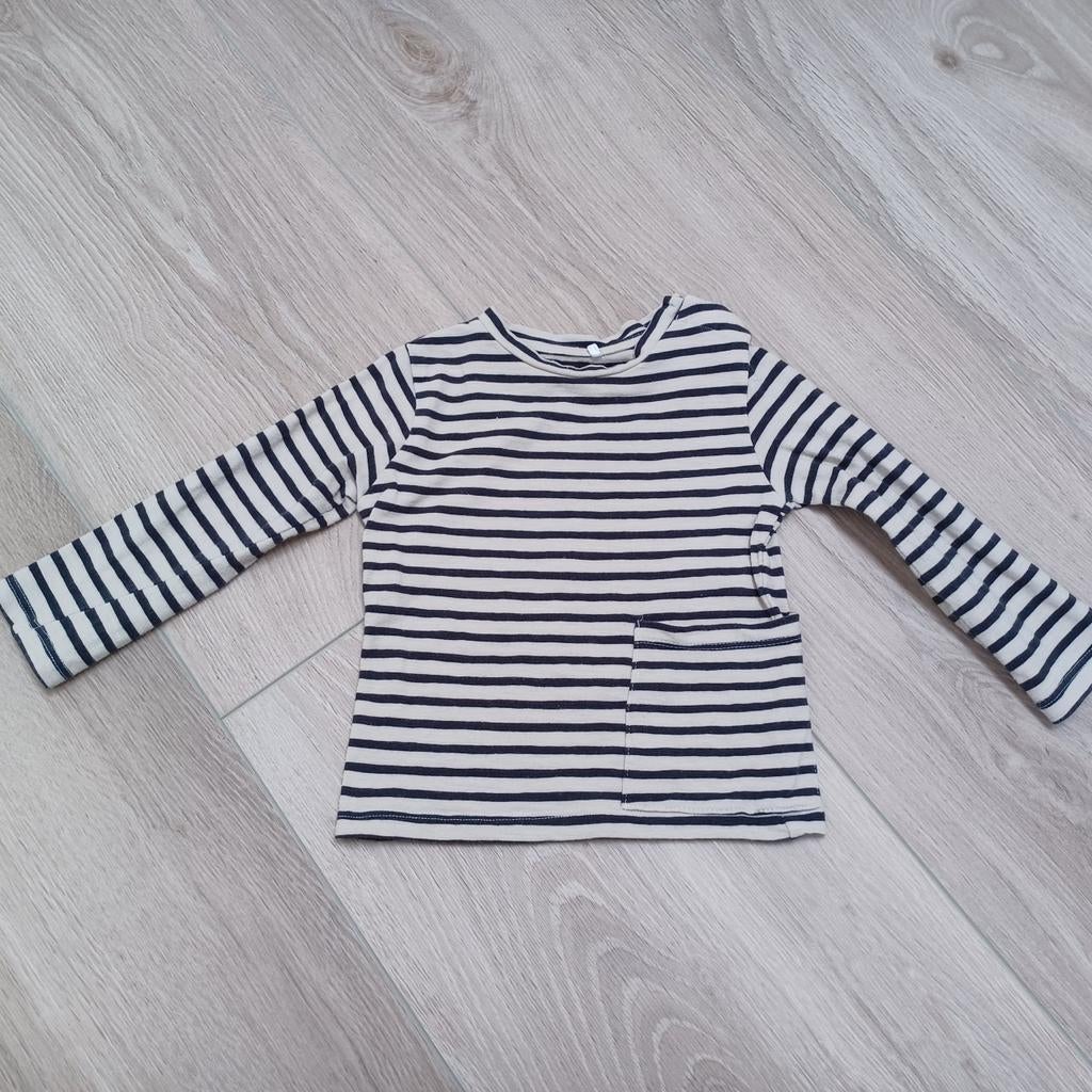 Baby streep longsleeve shirt Prenatal - maat 68, Kinderen en Baby's, Babykleding | Maat 86, Gebruikt, Jongetje of Meisje, Ophalen of Verzenden