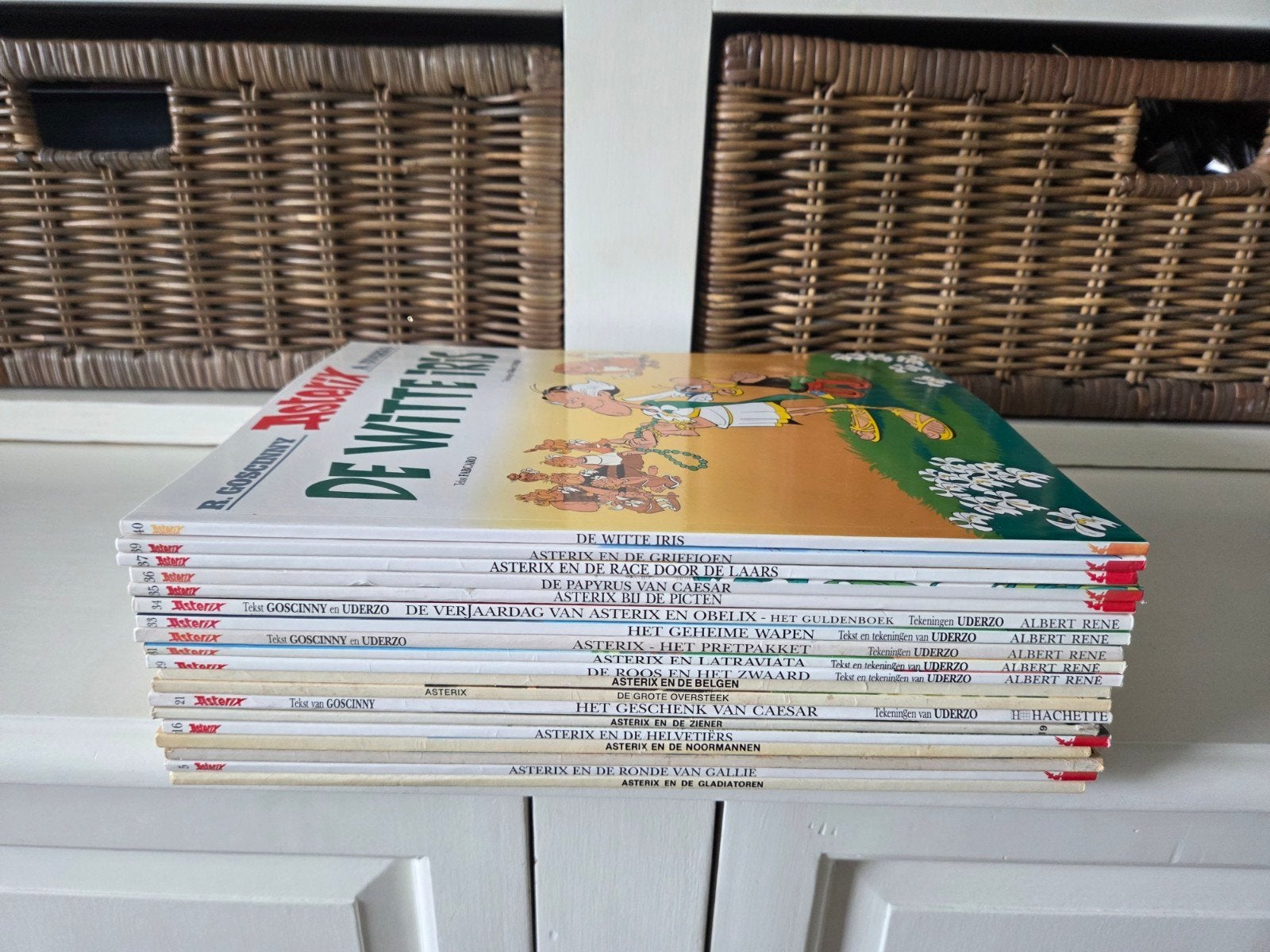 Asterix strips, Boeken, Stripboeken, Meerdere stripboeken, Ophalen of Verzenden, Gelezen