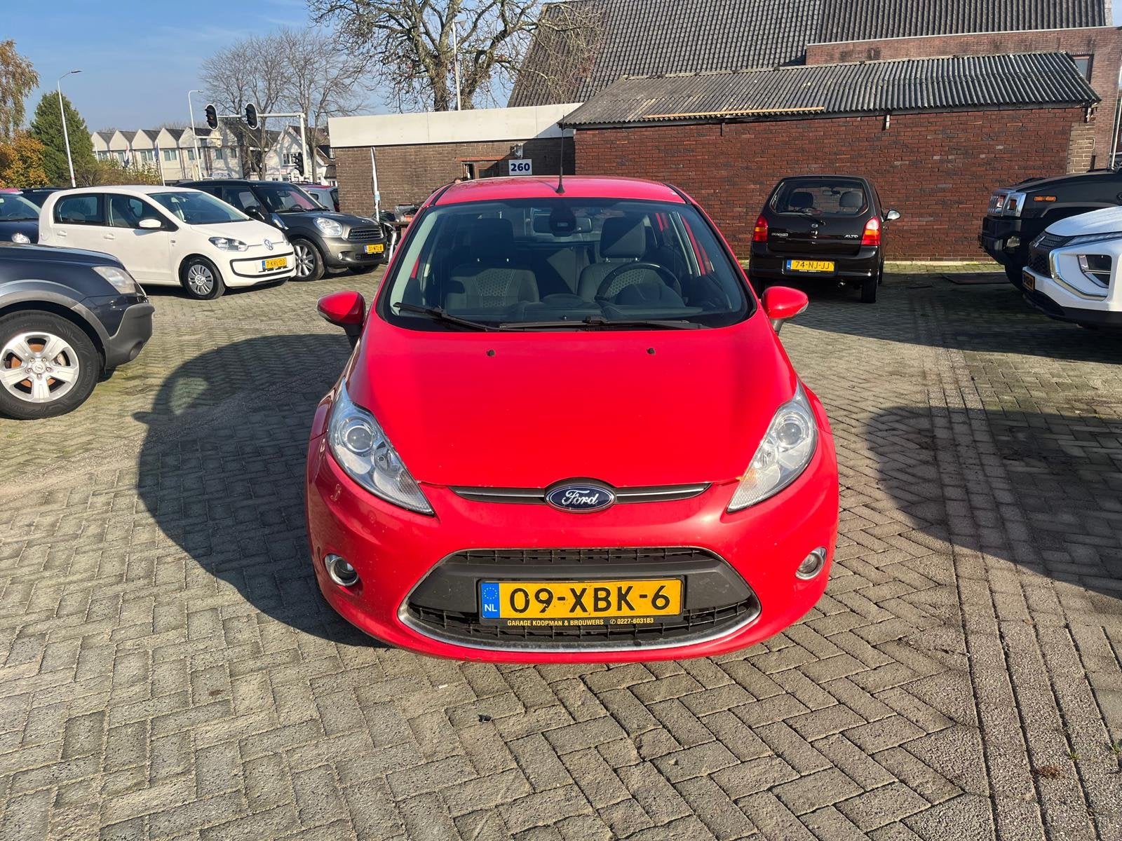 Ford Fiesta 1.6 Titanium airco elec ramen 5drs (bj 2012), Auto's, Ford, Voorwielaandrijving, Stof, Electronic Stability Program (ESP)