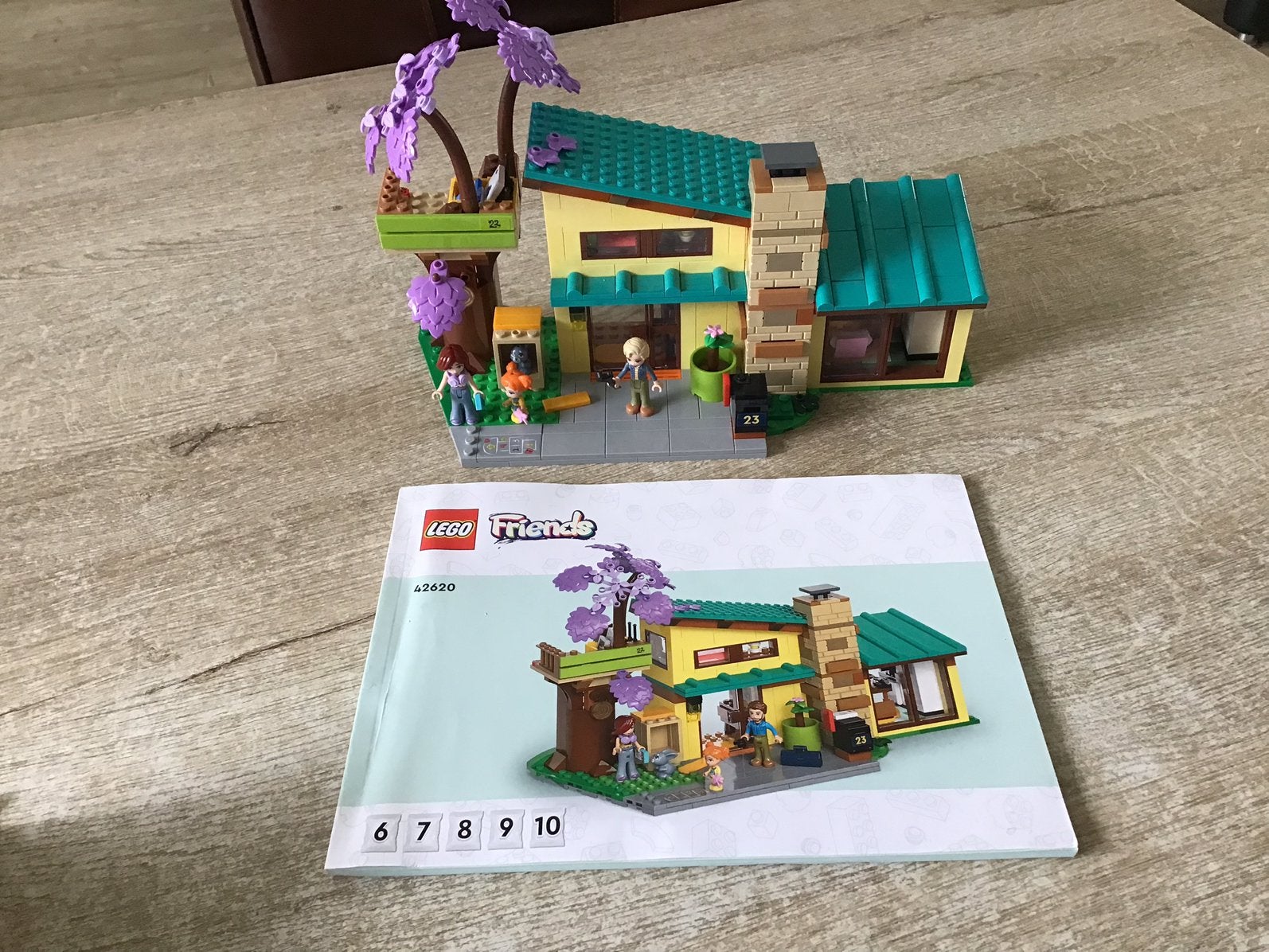 Lego friends Olly en Paisley’s huizen 42620, Ophalen of Verzenden, Zo goed als nieuw