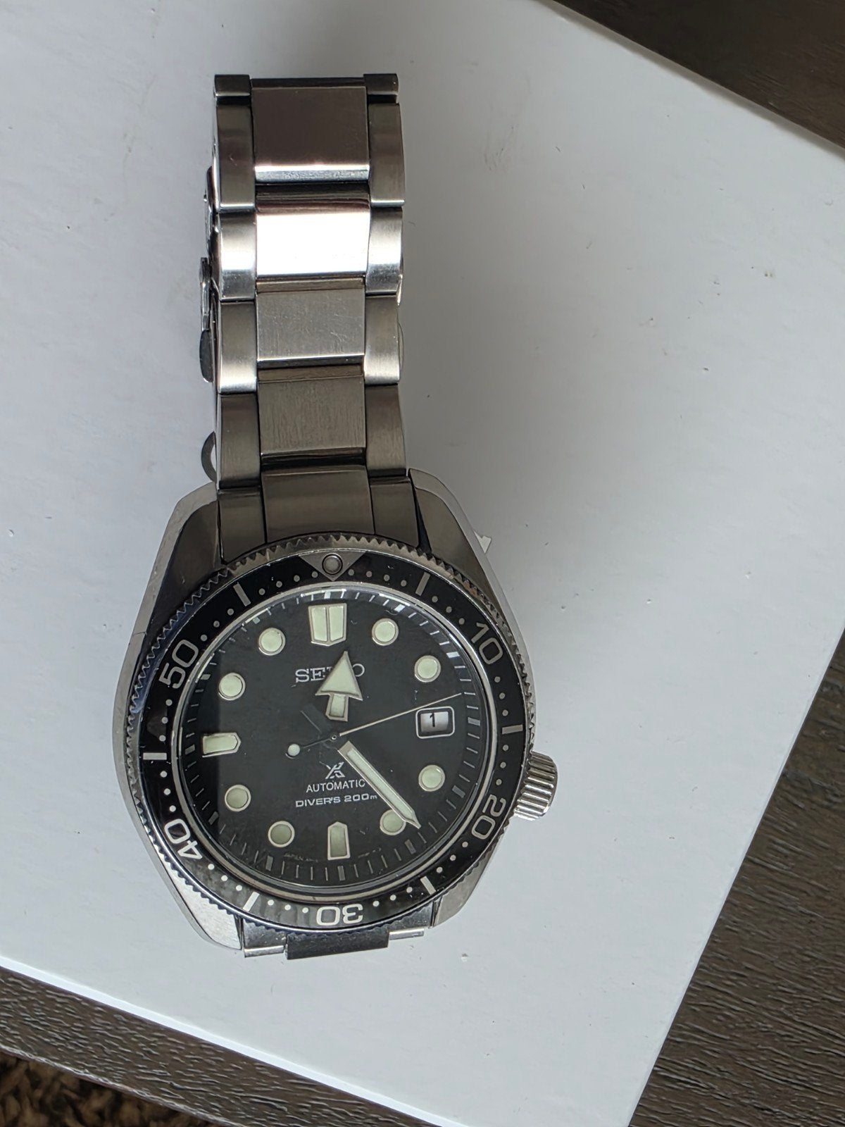 Seiko prospex spb077j1, Ophalen, Zo goed als nieuw, Staal, Seiko