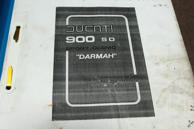 Ducati 500 Desmo Darmah 1979 instruction manual Kopie, Ophalen of Verzenden, Ducati