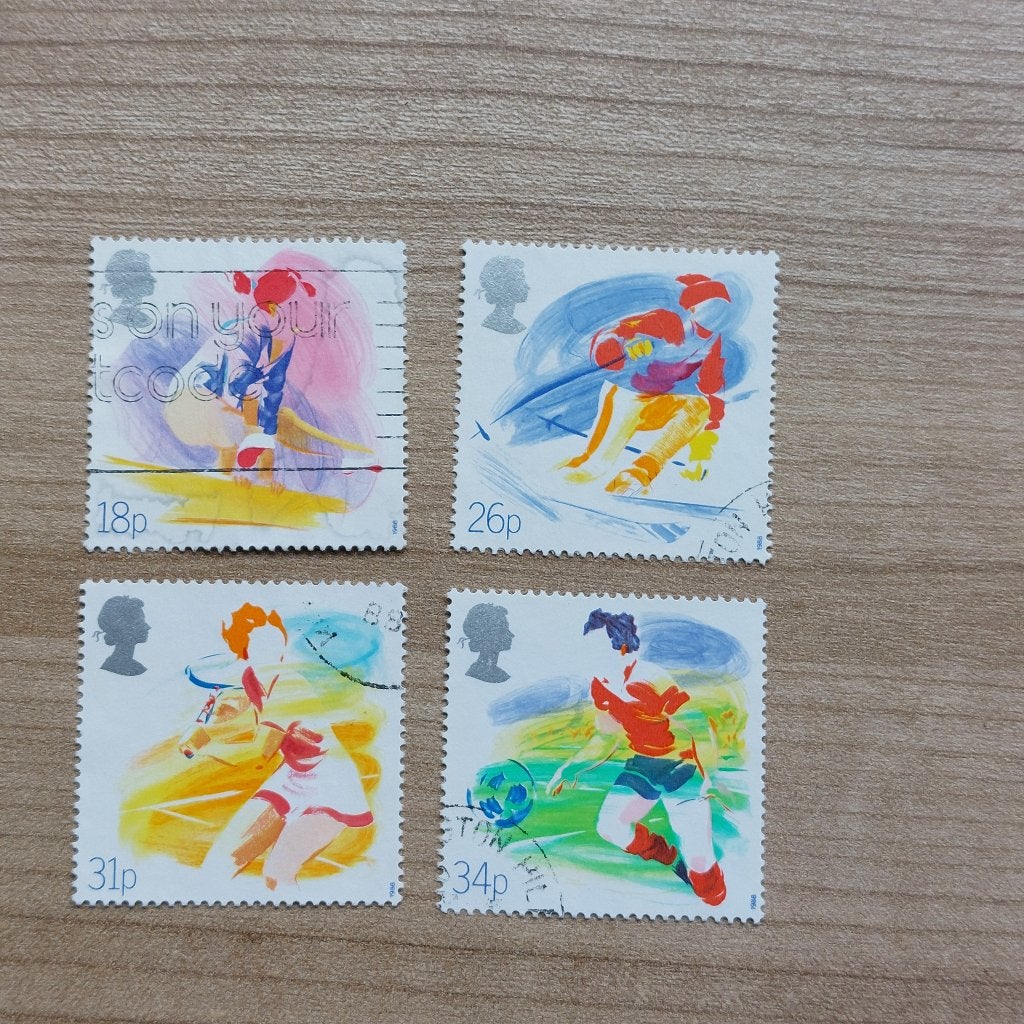 Engeland  1988  Mi 1143/46, Ophalen of Verzenden, Gestempeld
