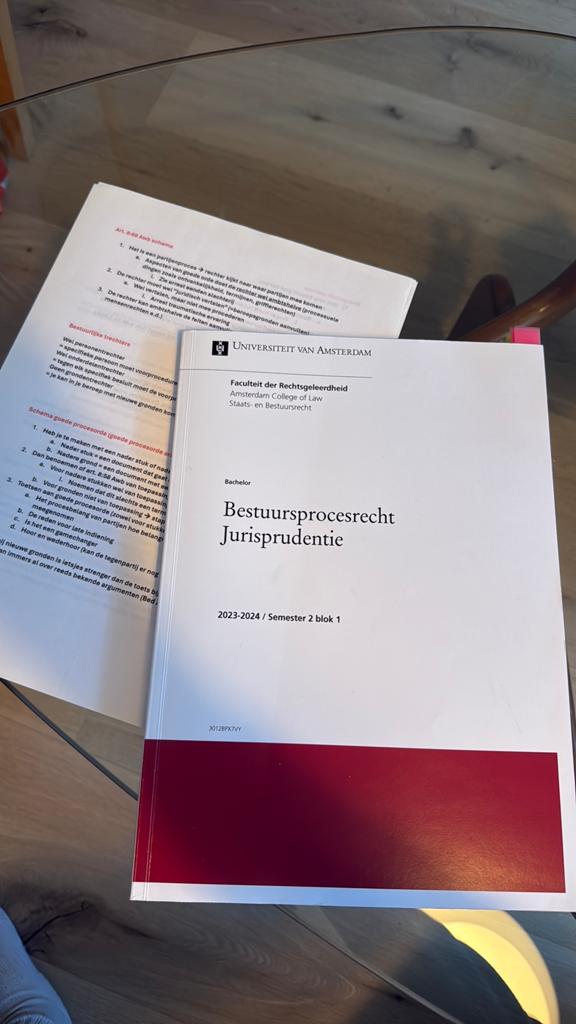 Jurisprudentiebundel Bestuursprocesrecht met stappenplannen, Boeken, Wetenschap, Ophalen of Verzenden, Zo goed als nieuw