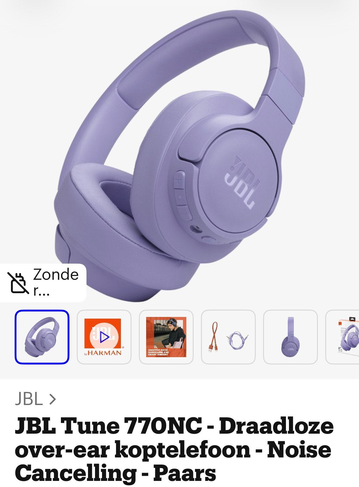 JBL 770NC nieuw in doos, JBL, Draadloos, Nieuw, Ophalen of Verzenden