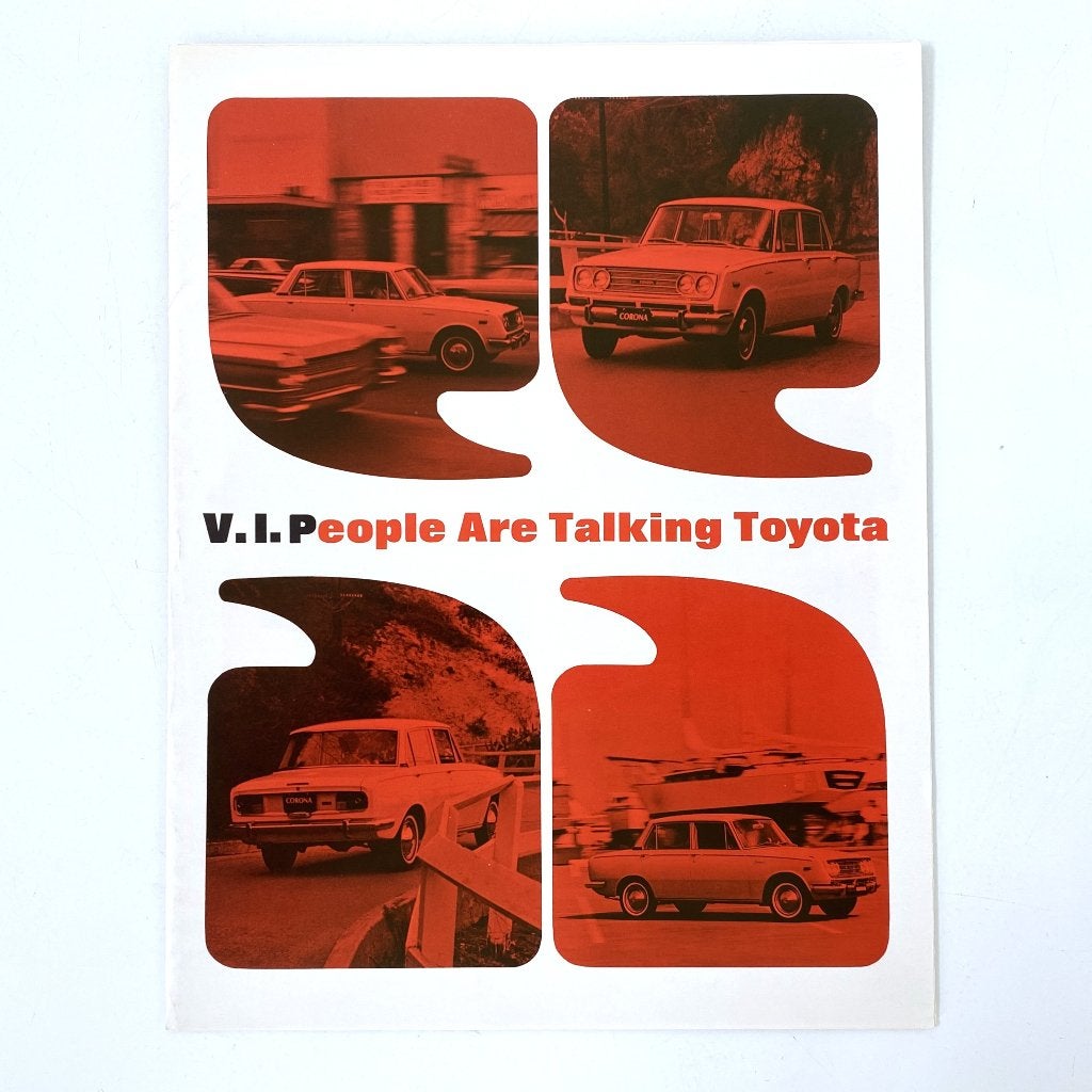 Toyota Corona brochure, Verzenden, Gelezen, Toyota
