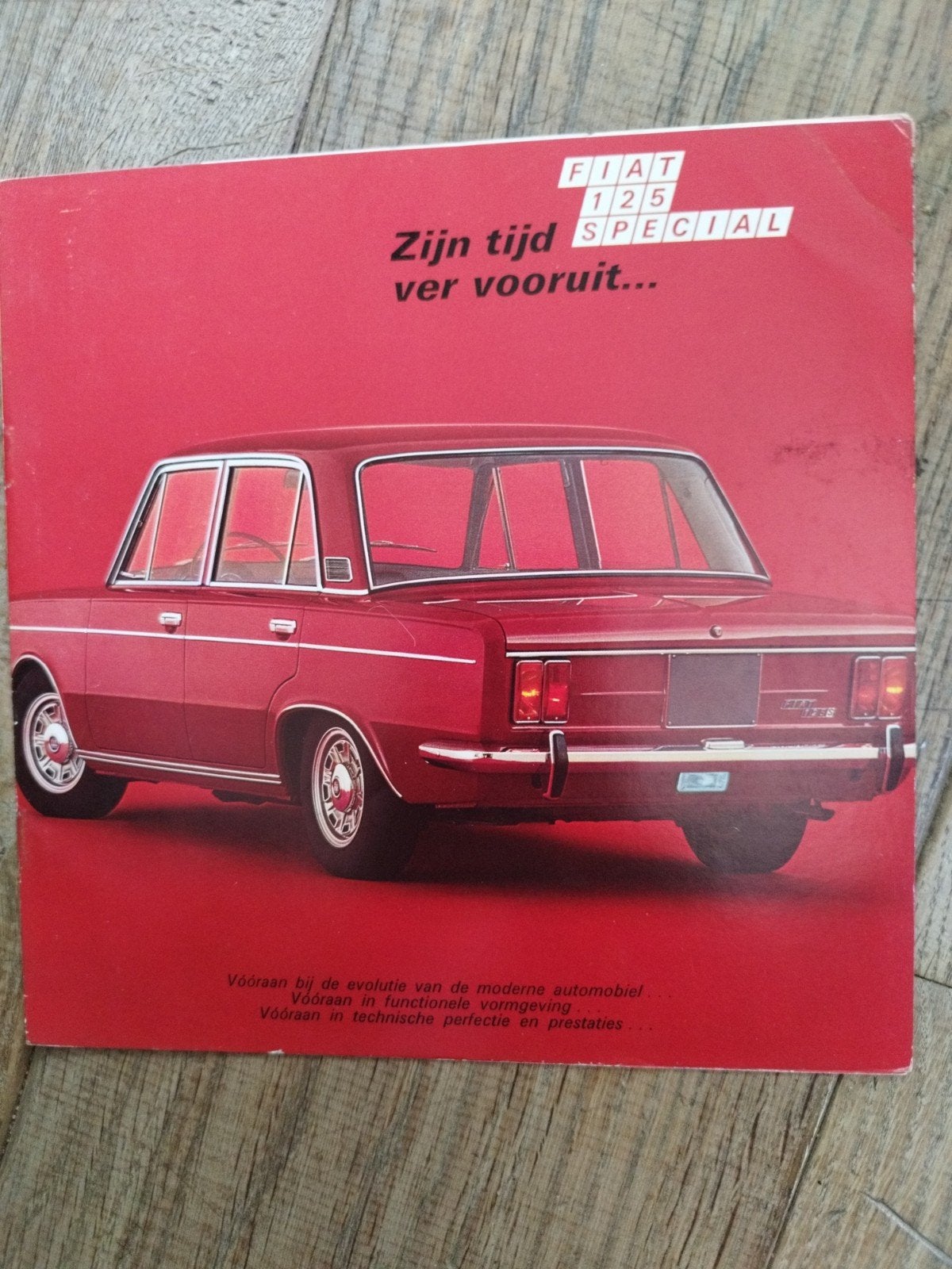 Fiat 125 Special brochure uit 1968 - Zijn tijd ver vooruit, Ophalen of Verzenden, Zo goed als nieuw, Fiat