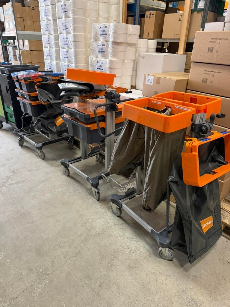Werkwagens taski greenspeed numatic, Ophalen, Dweilemmer, -bak, of -wagen