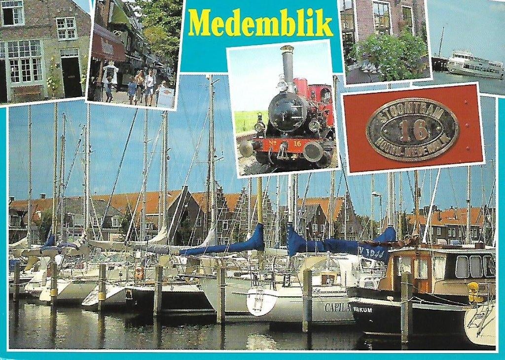 Medemblik- -7-luik., Verzenden, 1980 tot heden, Gelopen, Noord-Holland