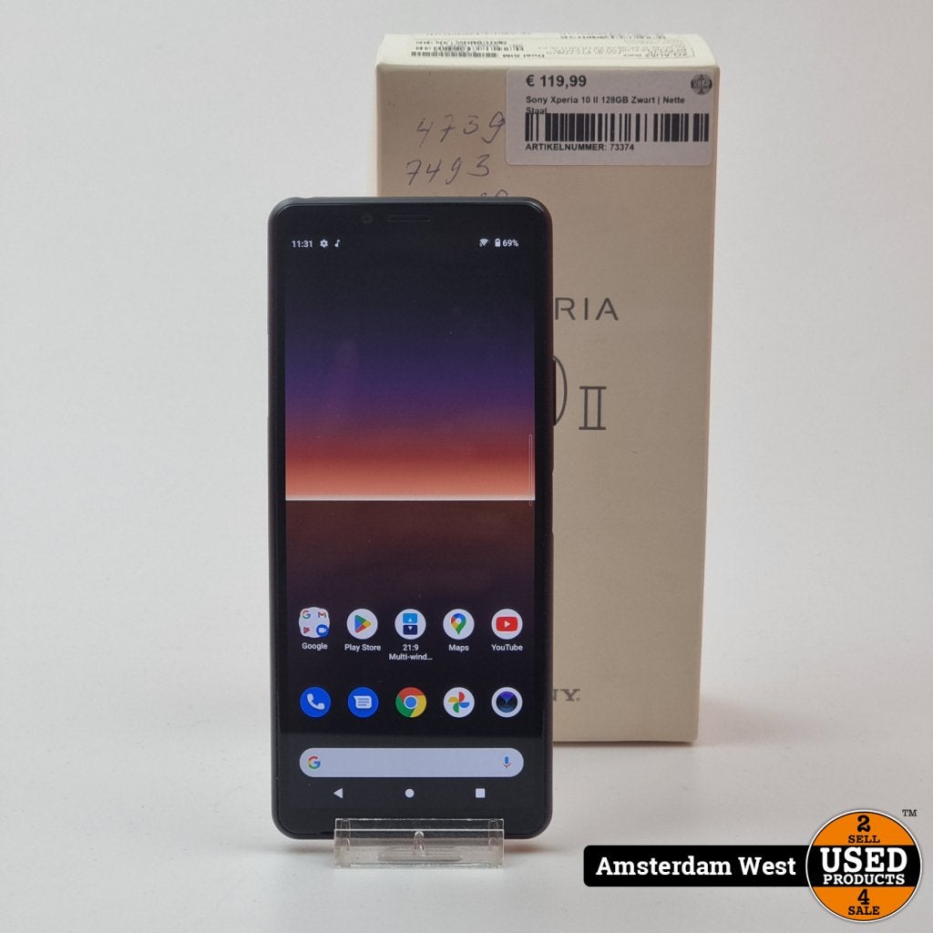 Sony Xperia 10 II 128GB Zwart | Nette Staat, Sony, Gebruikt, Support@sony.com, 1-7-1 Konan, Minato-ku
Tokyo 108-0075
Japan