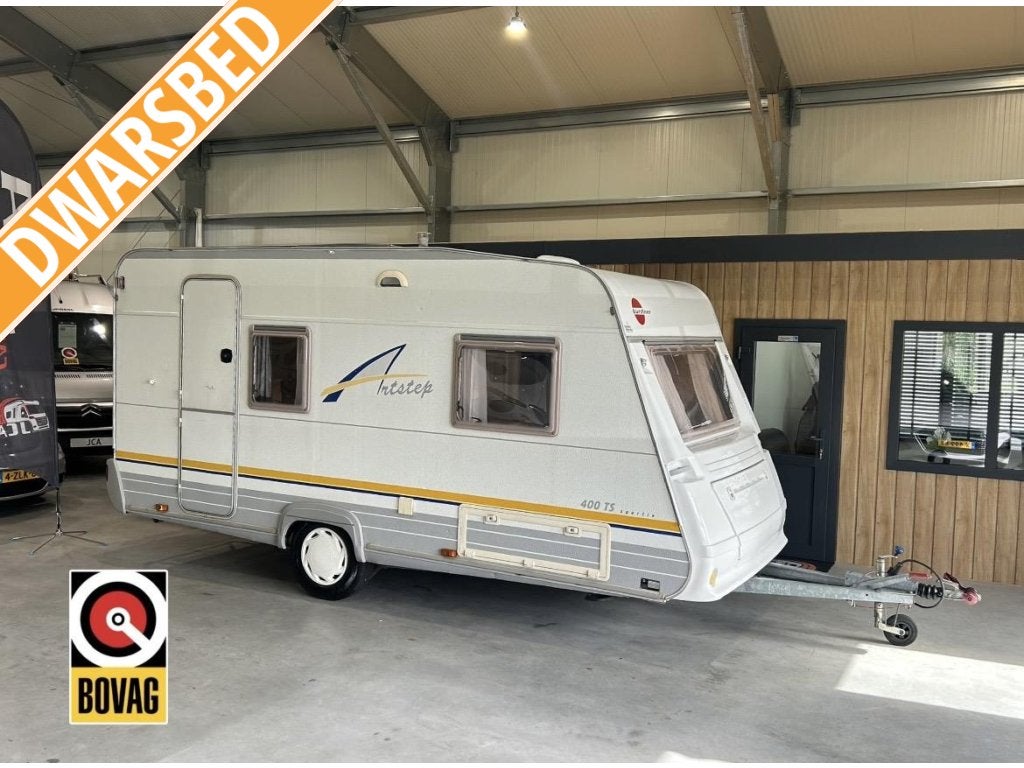 Bürstner Artstep 400TS 2002 Caravan Dwarsbed, Bedrijf, Treinzit, 750 - 1000 kg, Kachel