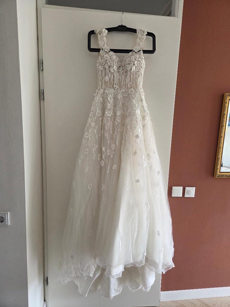 Prachtige trouwjurk, Kleding | Dames, Trouwkleding en Trouwaccessoires, Ophalen of Verzenden, Zo goed als nieuw, Wit, Trouwjurk