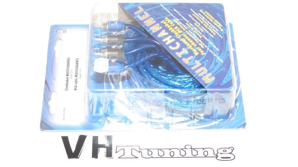 Dietz RCA cable MULTICHANNEL 5M signaal kabel, Ophalen of Verzenden