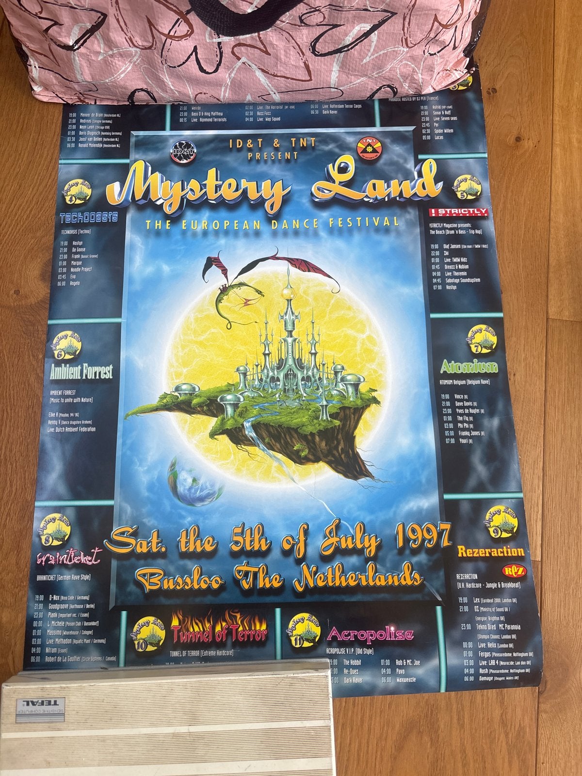 Poster vintage myster land 1997, Eén persoon