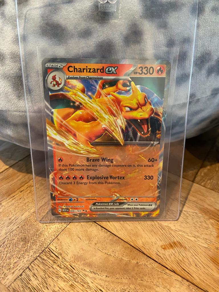 Charizard EX 006/165, Hobby en Vrije tijd, Verzamelkaartspellen | Pokémon, Ophalen, Zo goed als nieuw