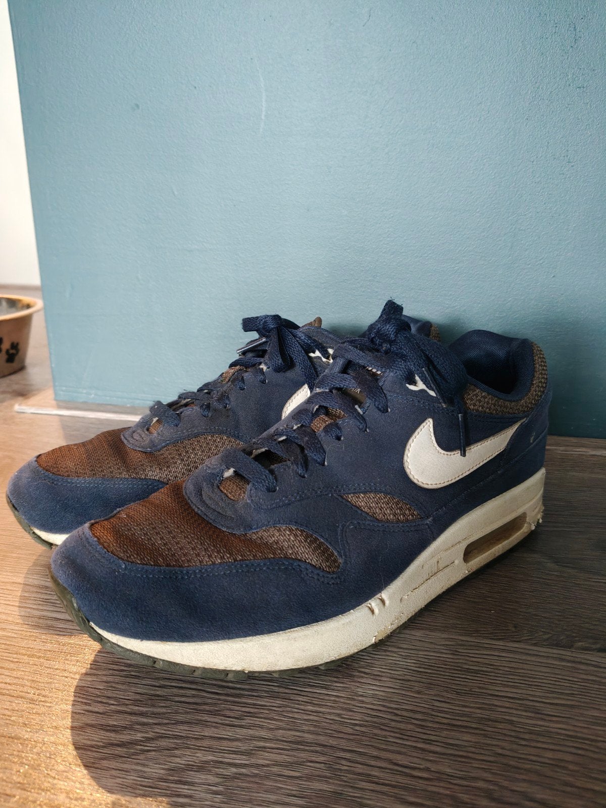 Nike Air Max 1 maat 43, Nike air max, Blauw, Ophalen of Verzenden, Gedragen