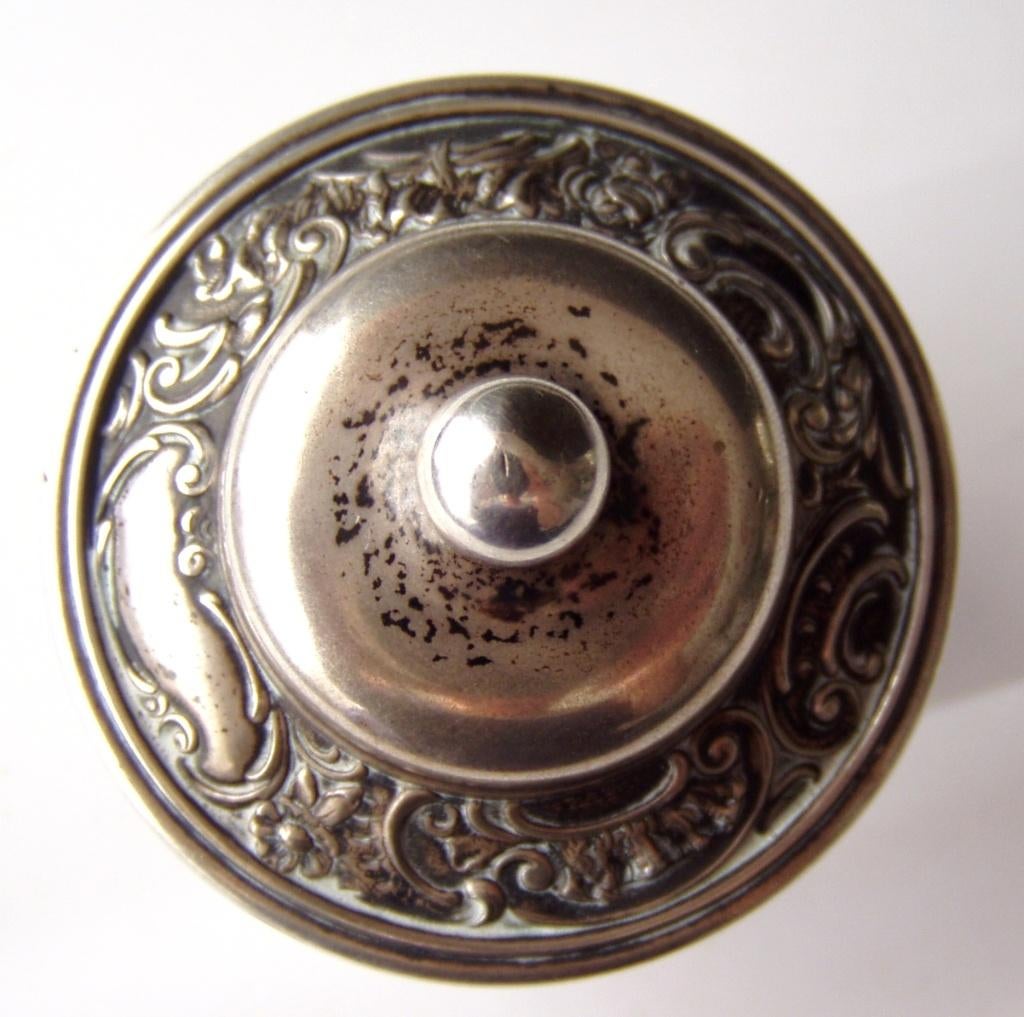 Prachtige Antieke zilveren dop, gekeurd, Antiek en Kunst, Ophalen, Zilver