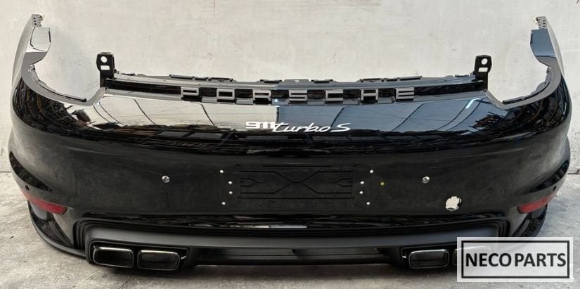 PORSCHE 911 992 TURBO S ACHTERBUMPER COMPLEET ORIGINEEL!!!, Gebruikt, -, -, Porsche