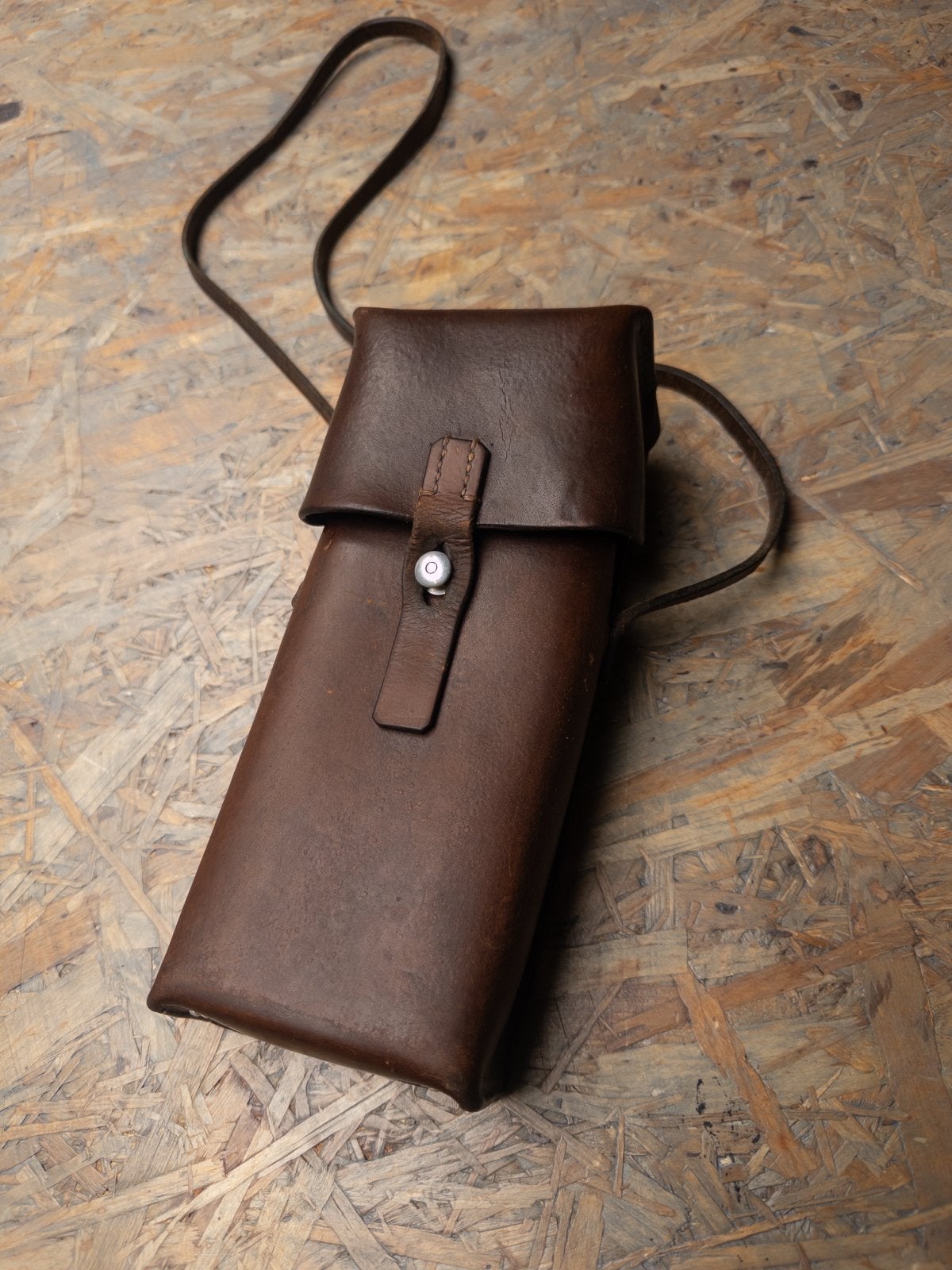 LMG25 Zwitserse leren magazijntas, Verzamelen, Ophalen of Verzenden, Overige soorten, Overige gebieden, Kleding of Schoenen