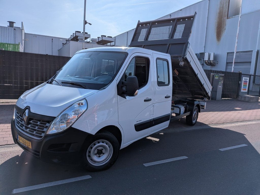 Renault Master T35 2.3 DCI DC 3 Zijdige kipper 6 pers, Auto's, Renault, Voorwielaandrijving, Euro 5, Stof, Gebruikt