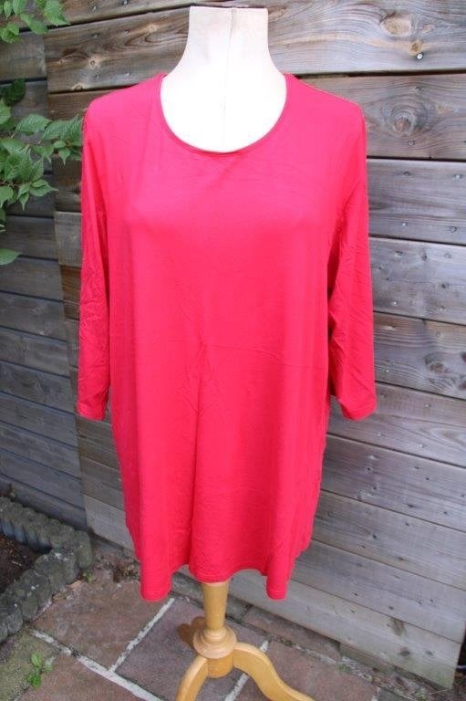 Top rood Ulla Popken mt 46/48 Vaste prijs, Kleding | Dames, Maat 46/48 (XL) of groter, Ulla Popken, Ophalen of Verzenden, Zo goed als nieuw