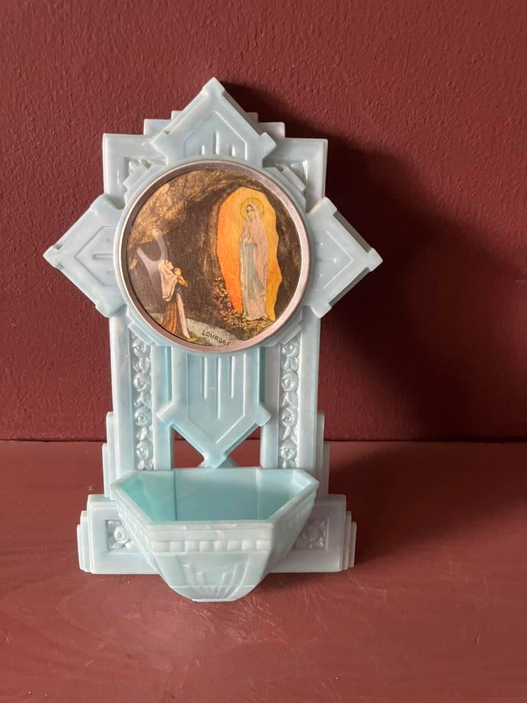 Vintage wijwatervaatje, Verzamelen, Ophalen of Verzenden, Zo goed als nieuw