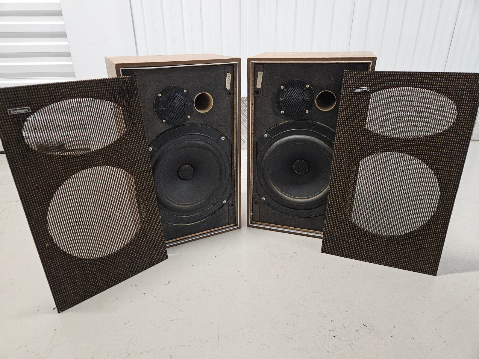 Goodmans Mezzo SL Vintage Luidsprekers, Gebruikt, Minder dan 60 watt, Boekenplank luidspreker, Ophalen