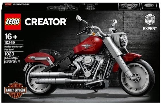 Lego 10269 Harley-Davidson Fat Boy, Lego, Ophalen of Verzenden, Zo goed als nieuw, Creator