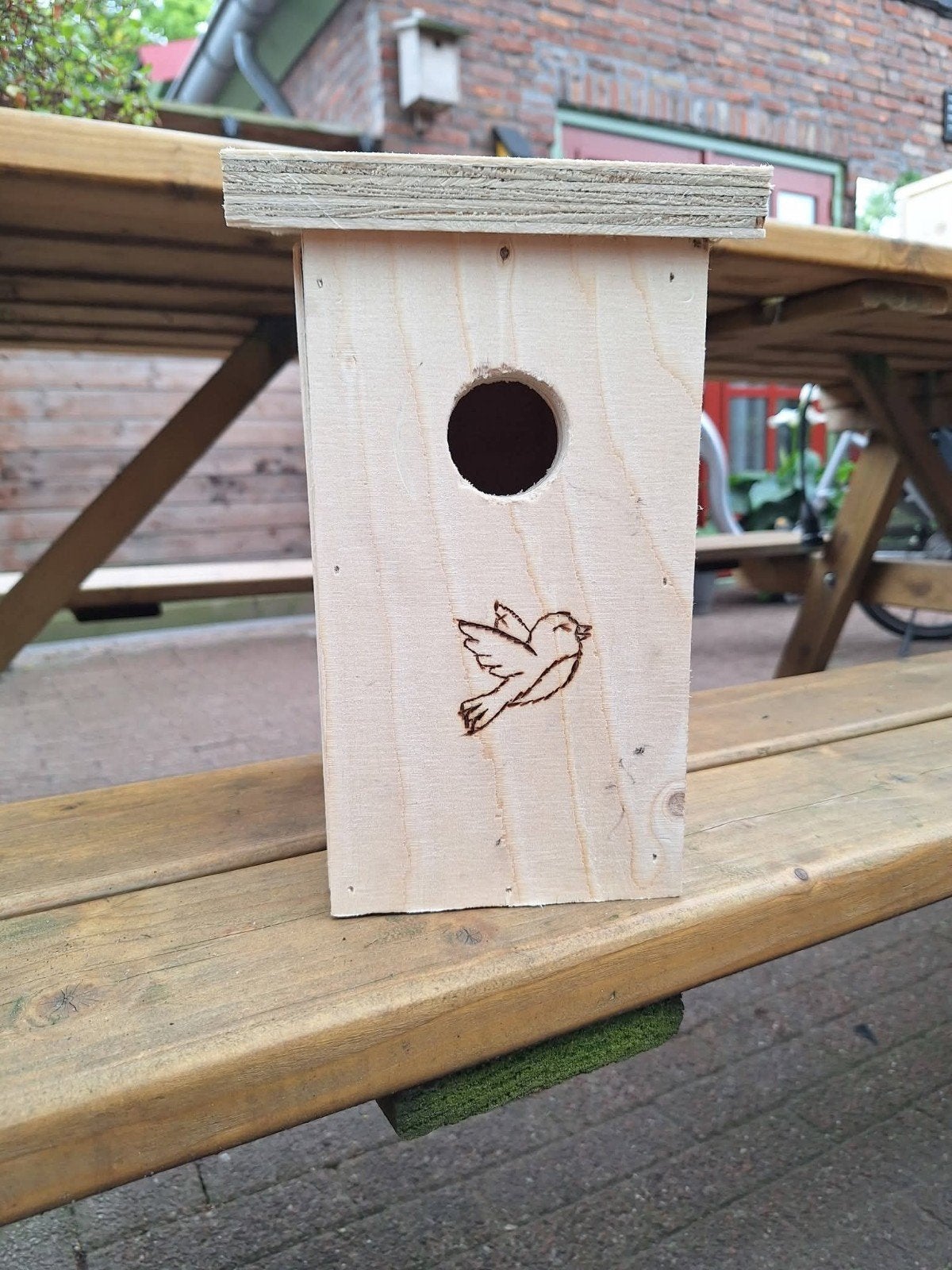 vogelhuisjes handgemaakte, Ophalen of Verzenden, Nieuw, Hout, Broedkooi of Kweekkooi
