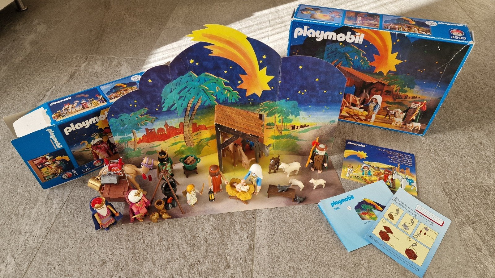 KERSTtip:Playmobil Kerststal 3996+Heilige Drie Koningen 3997, Diversen, Ophalen of Verzenden, Gebruikt