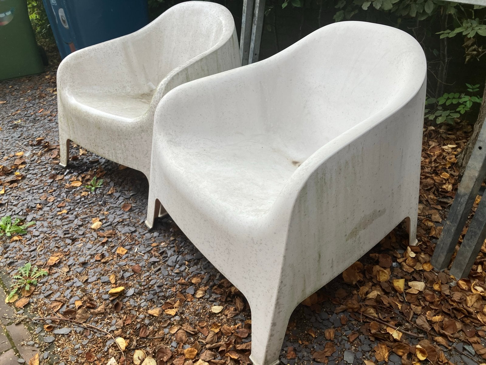 IKEA Skarpo fauteuils, 2 stuks, Ophalen, Gebruikt, Kunststof