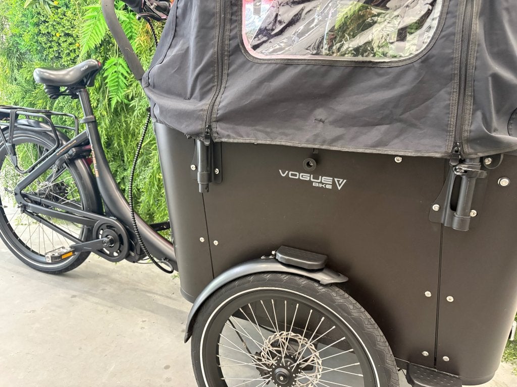 Vogue Superior Deluxe Bakfiets | Bafang M420 | 1595km, 4 kinderen of meer, Huif, Niet ingevuld, Ophalen of Verzenden