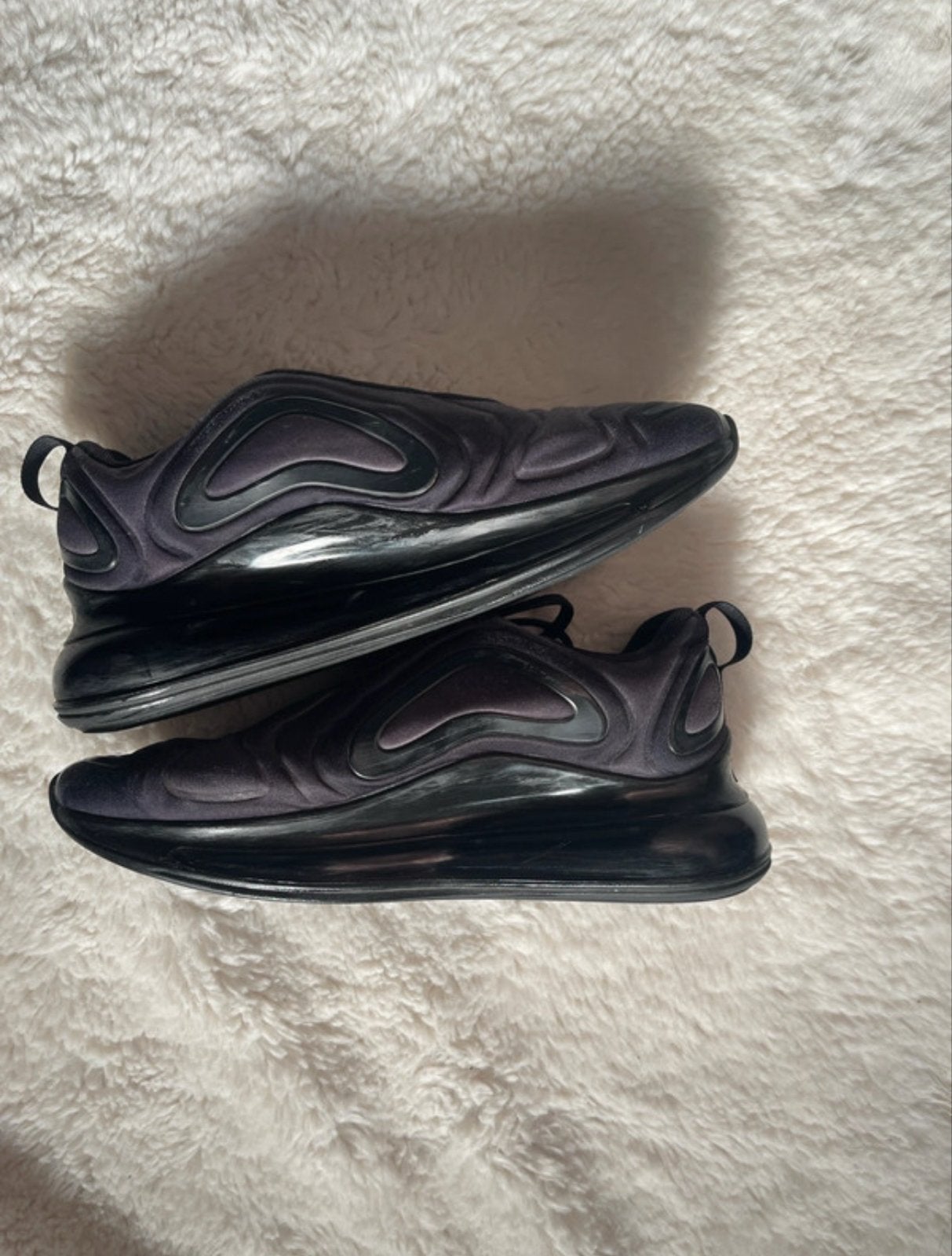 Nike Air Max 720 - Zwart/Grijs - Maat 38, Ophalen of Verzenden, Gedragen, Zwart, Sneakers of Gympen