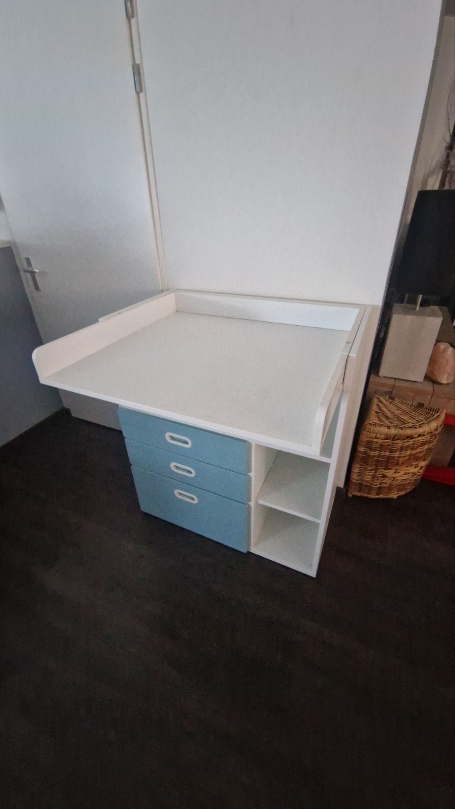 Commode met lades en opstaande rand - 100cm hoog, Ophalen, Gebruikt, 50 tot 70 cm, 75 tot 100 cm