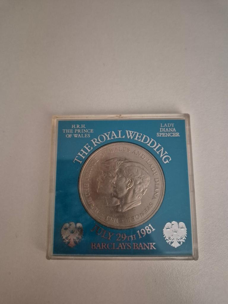 Zilveren Herdenkingsmunt Royal Wedding 1981, Ophalen of Verzenden