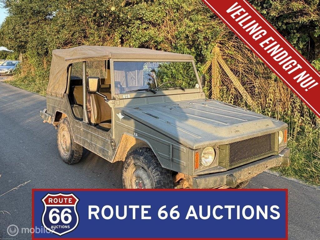 Volkswagen Iltis | 1978 | Route 66 Auctions, Overige carrosserieën, Volkswagen, Zwart, Bedrijf