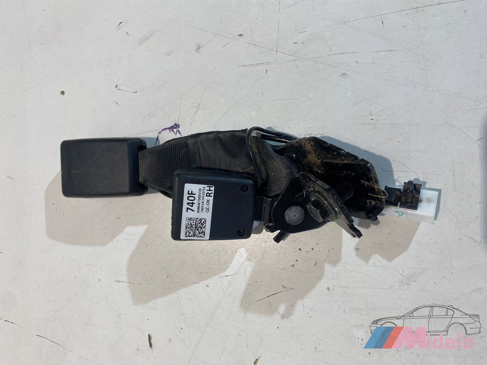 HYUNDAI I10 GORDEL SLUITING RECHTS ACHTER 898B0K7000, Gebruikt, -, -, Ophalen of Verzenden