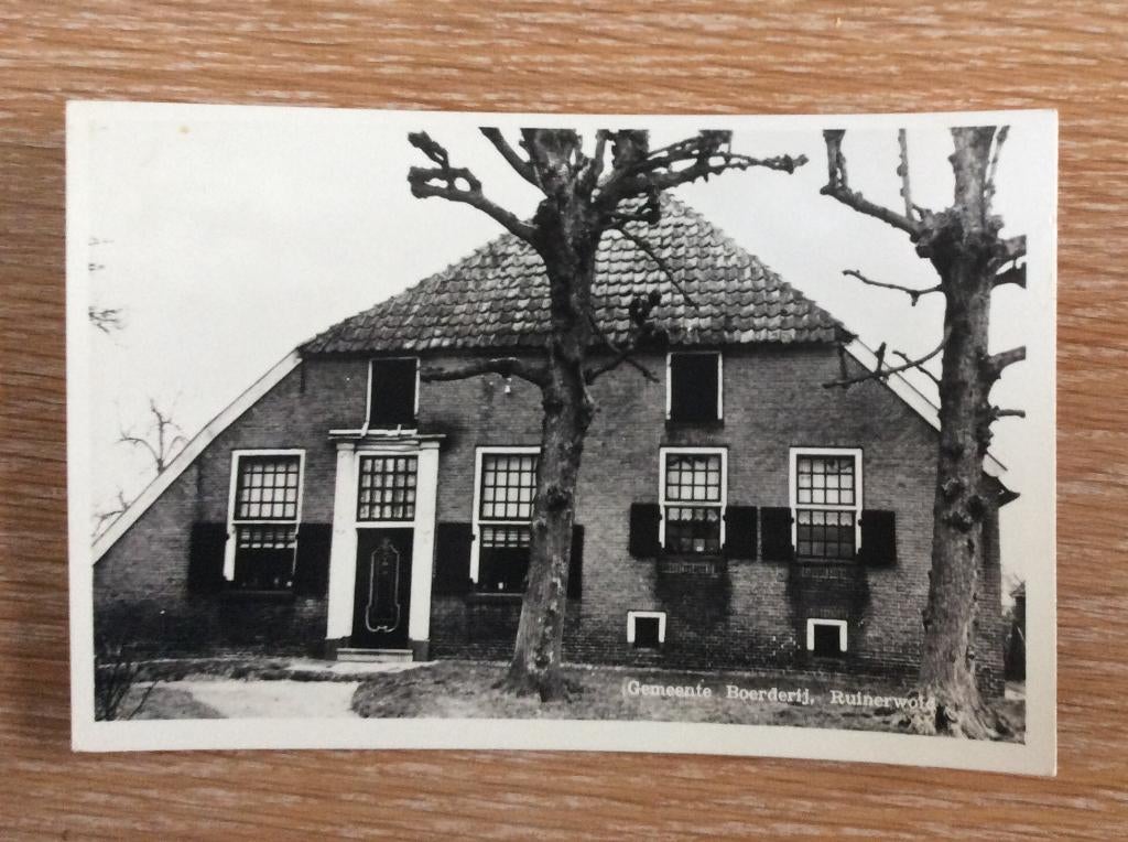 Ruinerwold, Gemeente boerderij, Ophalen of Verzenden, 1960 tot 1980, Ongelopen, Drenthe