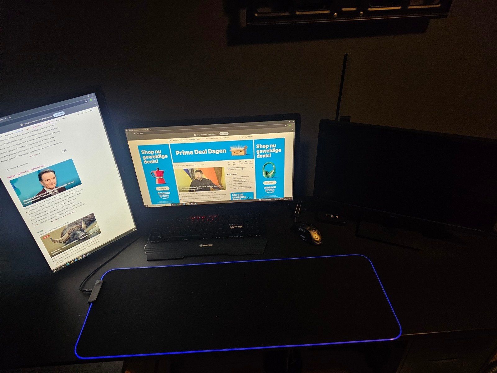 3 monitor schermen, Computers en Software, Gebruikt, Iiyama, Full HD, Ophalen of Verzenden