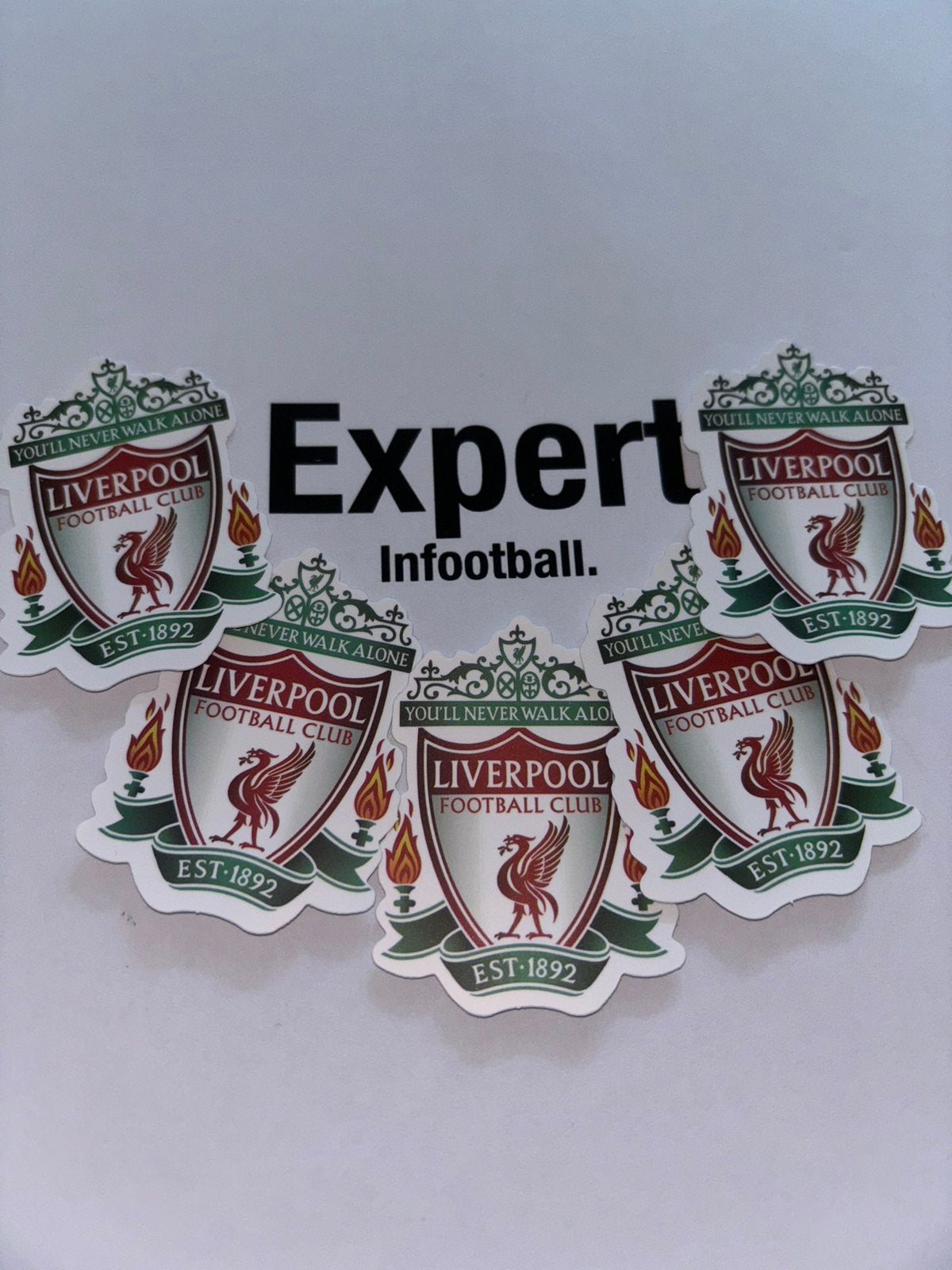 Liverpool FC voetbal logo sticker, Ophalen of Verzenden, Nieuw, Buitenlandse clubs, Poster, Plaatje of Sticker