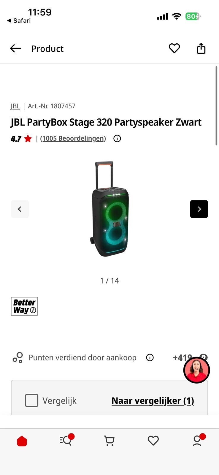 Jbl partybox 320 te koop