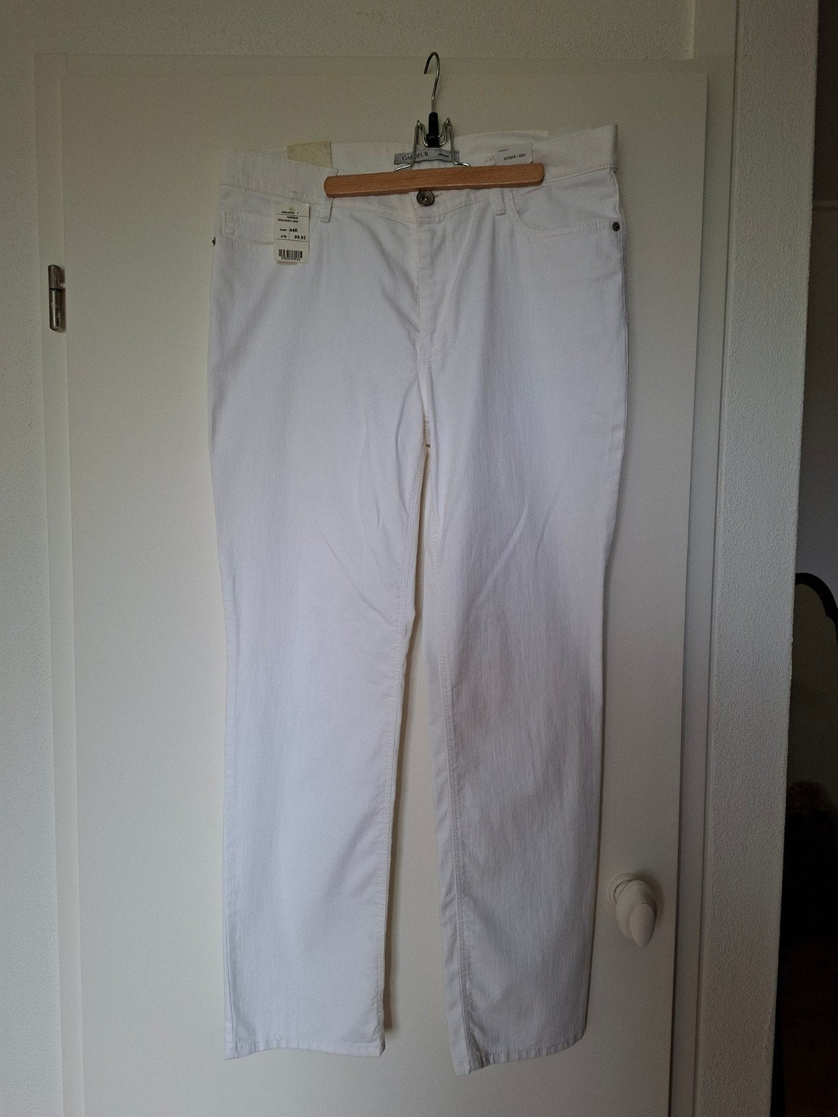 Garderobe witte jeans nieuw van Gardeur., Wit, Maat 42/44 (L), Nieuw, Ophalen of Verzenden