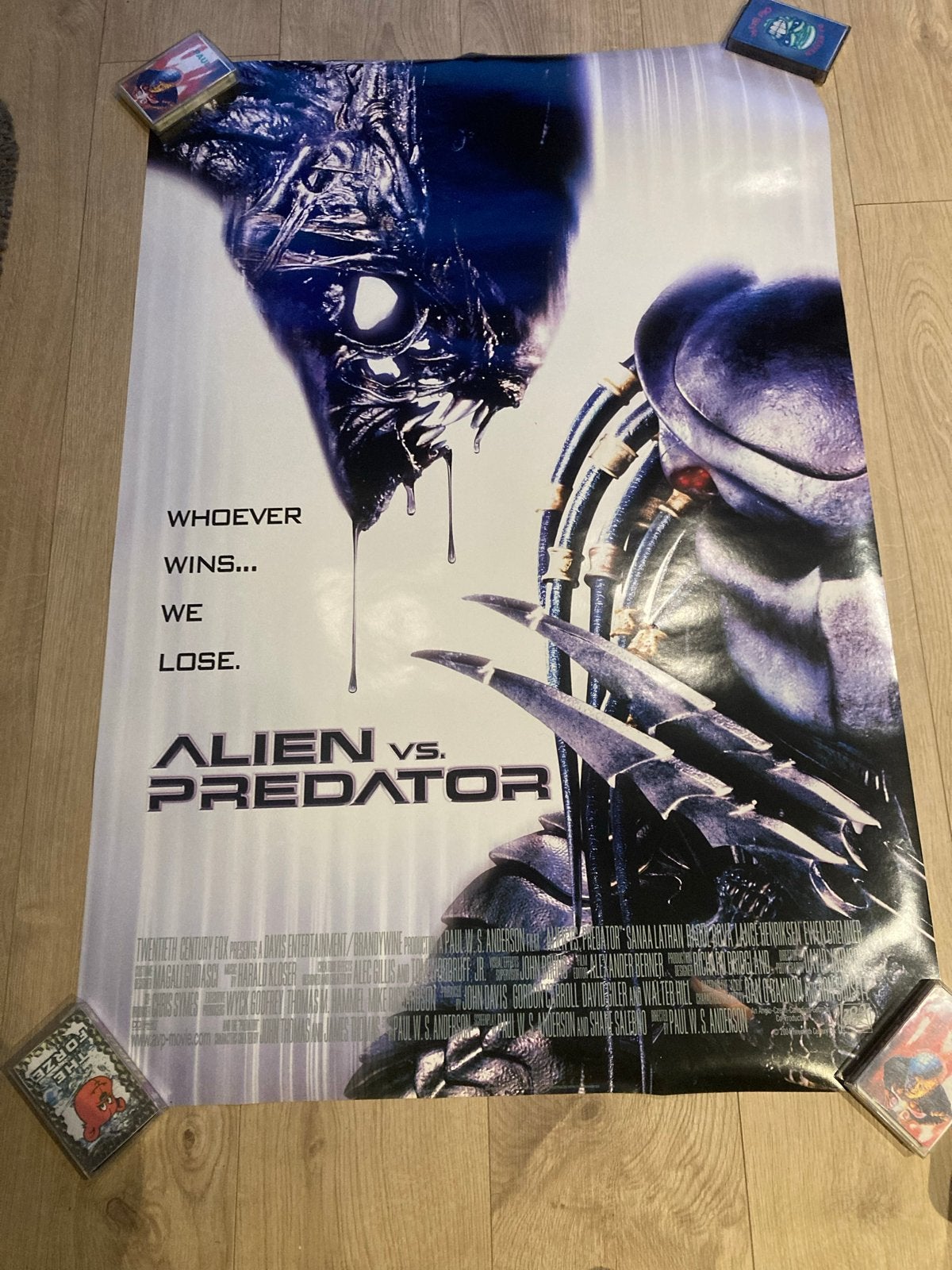 Alien vs. Predator Filmposter - Origineel, Deurposter of groter, Ophalen of Verzenden, Film en Tv, Rechthoekig Staand