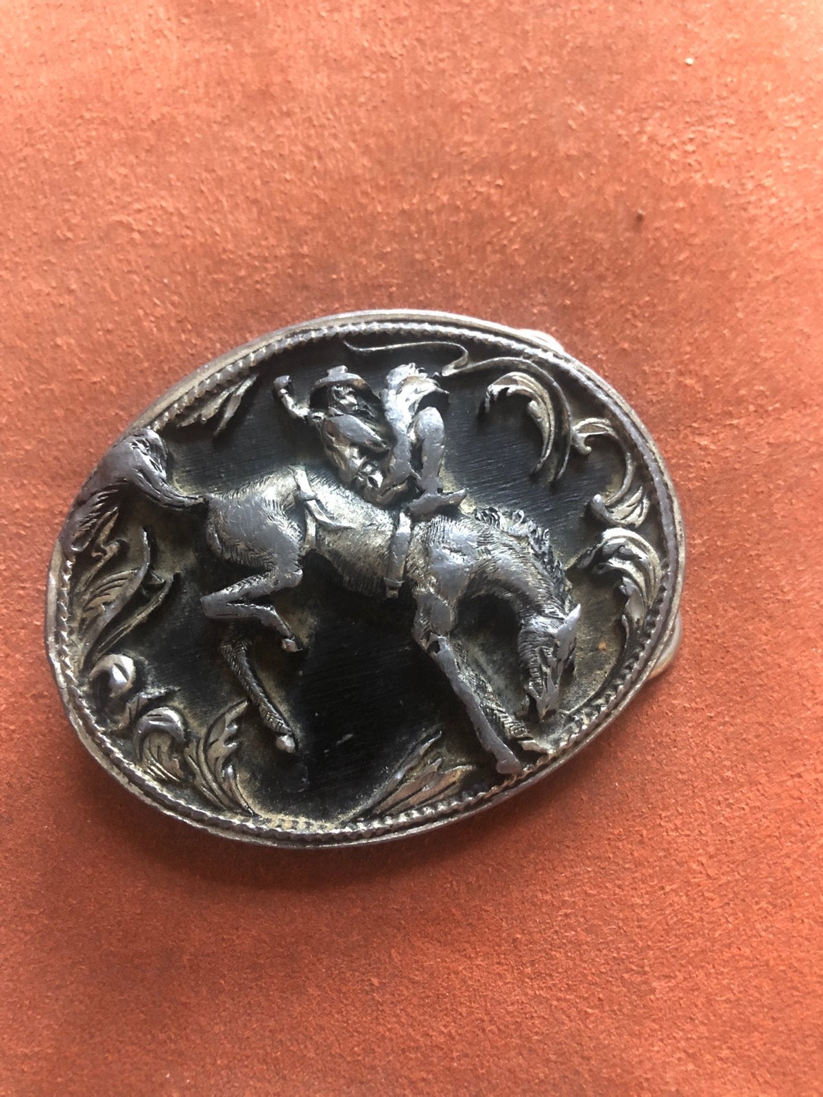 Vintage Siskiyou Buckle Co. N-2 Riemgesp Cowboy Paard, Sieraden, Tassen en Uiterlijk, Broches, Overige materialen, Gebruikt, Ophalen of Verzenden