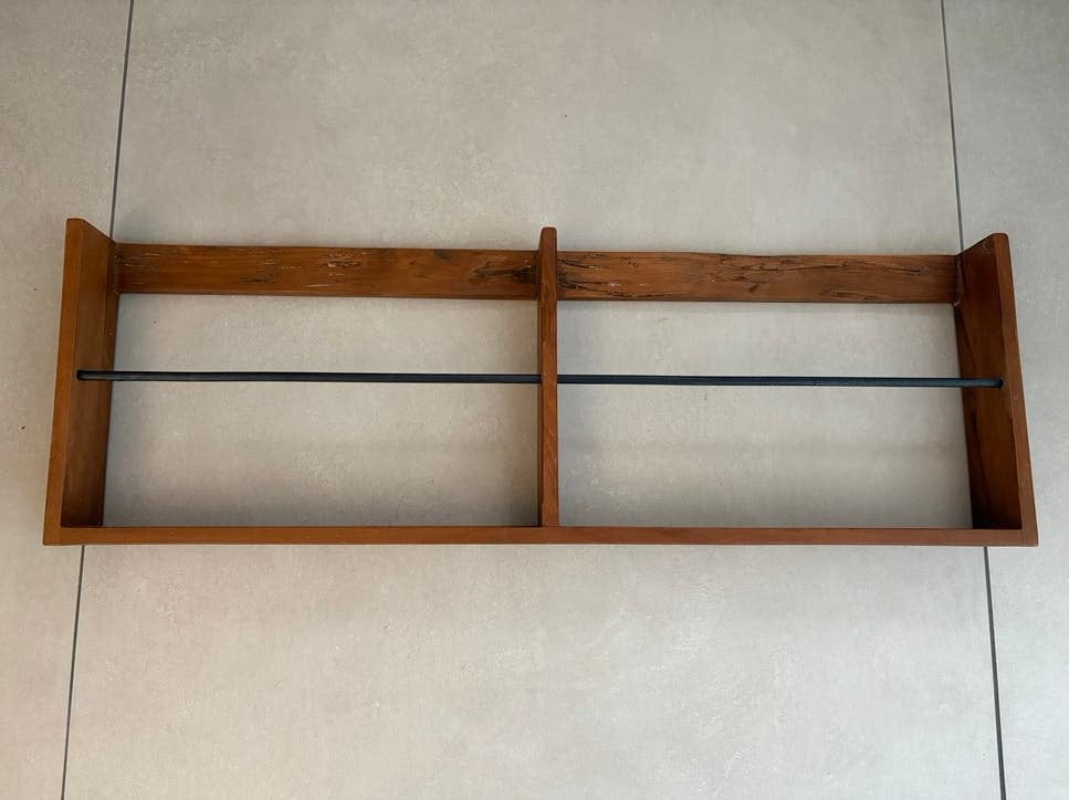 Houten wandrekje 90x30 cm, Huis en Inrichting, Ophalen, Gebruikt