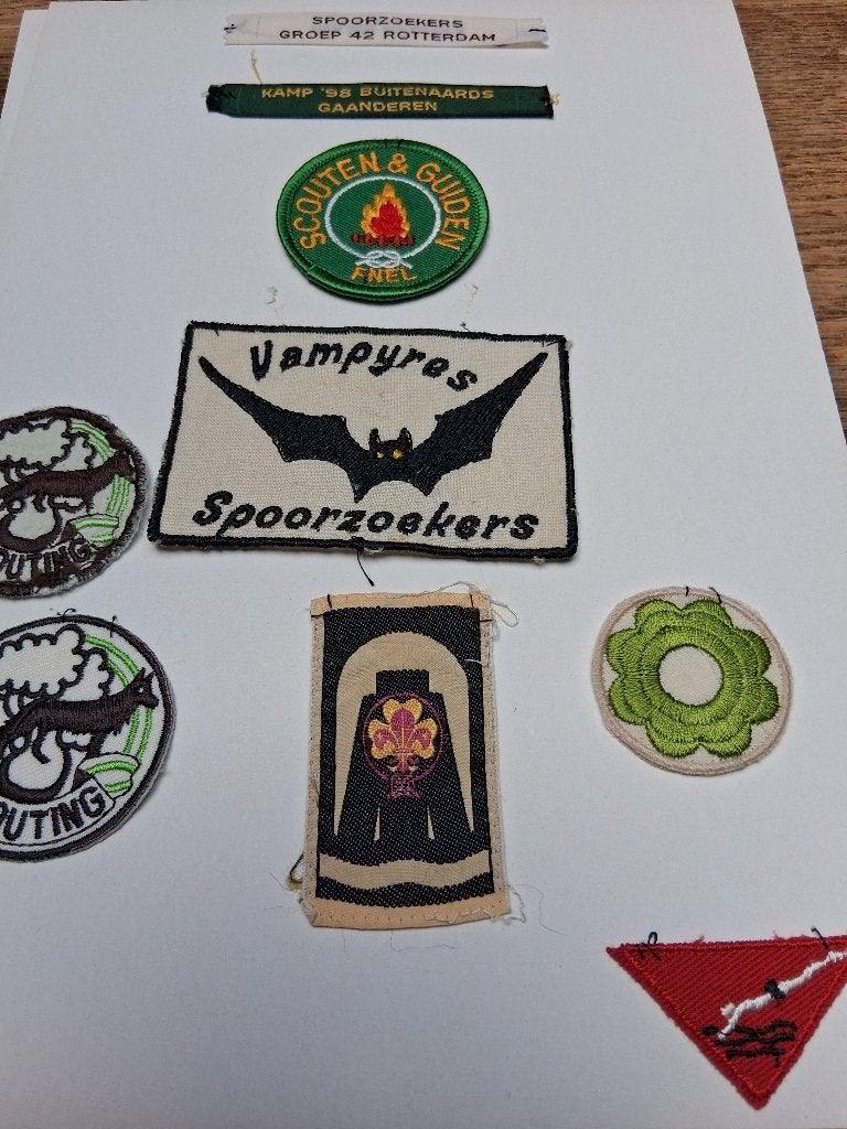 scouts emblemen, Ophalen of Verzenden, Gebruikt, Embleem, Speld of Insigne