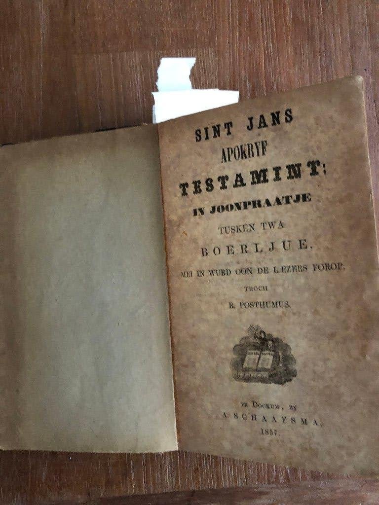 1852-1876 Zeven antieke Friese letterkundige werken in, Antiek en Kunst, Antiek | Boeken en Bijbels, Verzenden